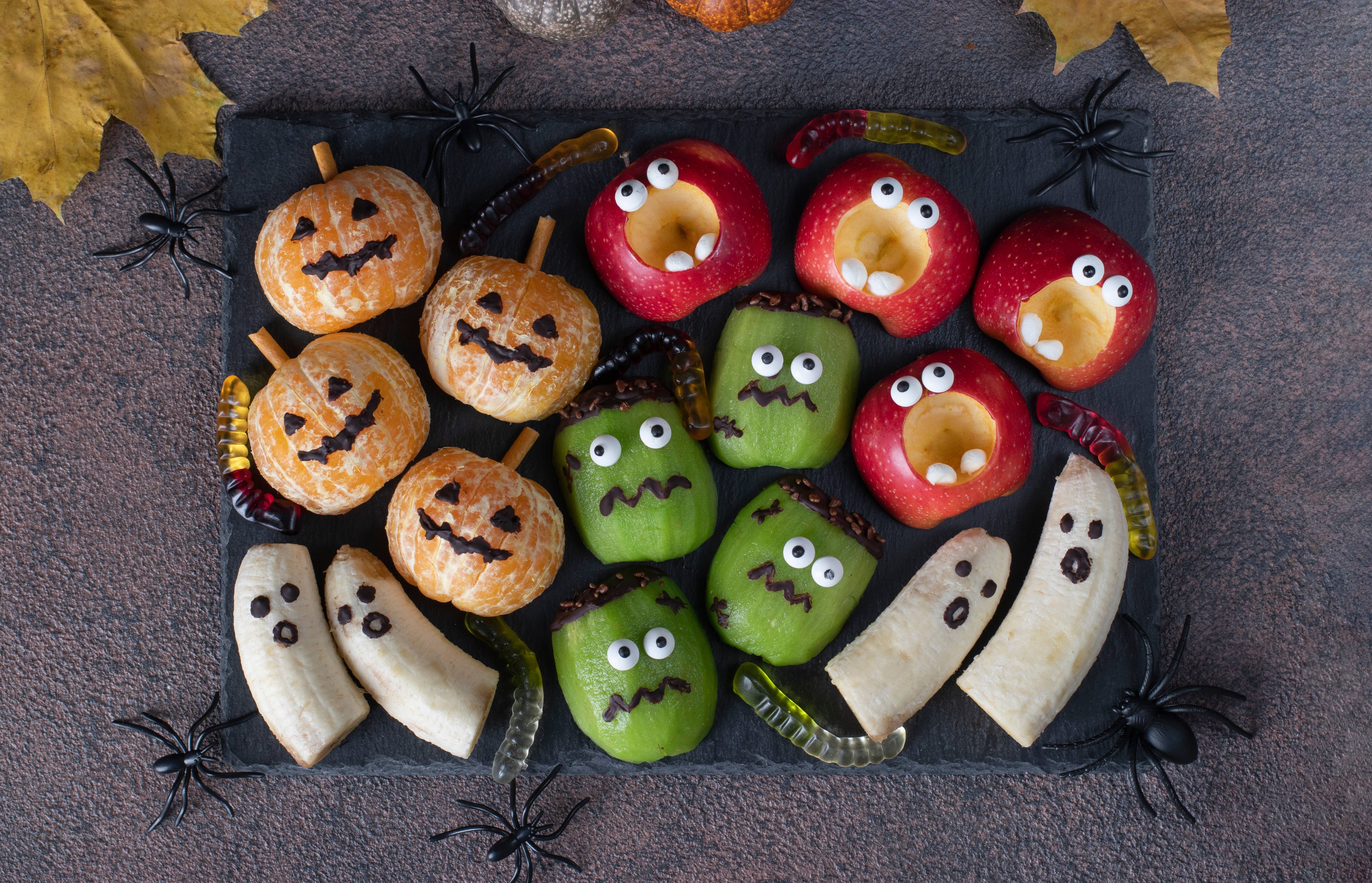 Hrekkjavökubakki með ávöxtum